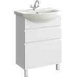 AQWELLA Rodos напольная тумба под умывальник 65 см, цвет белый глянцевый AQWELLA Rodos напольная тумба под умывальник 65 см, цвет белый глянцевый